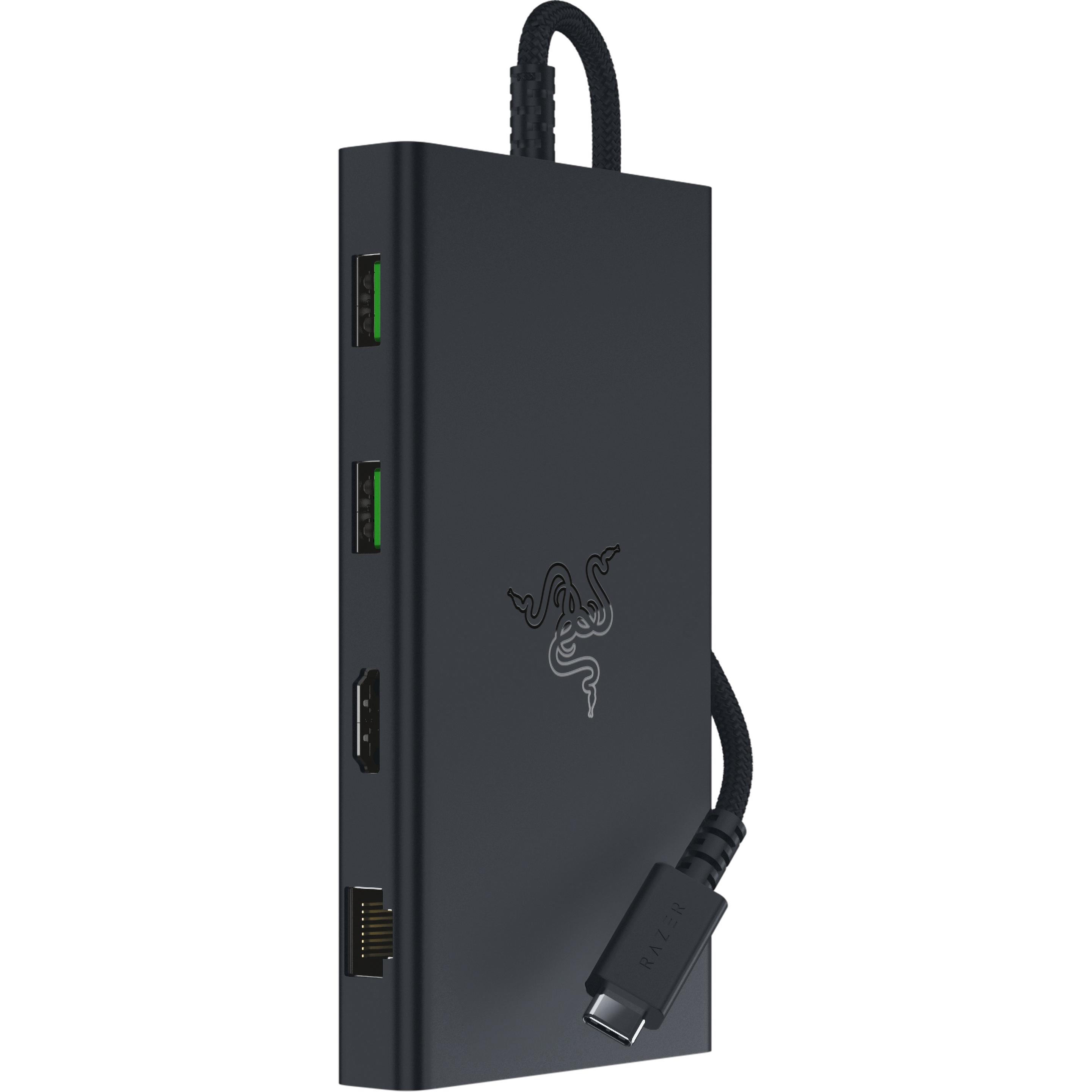 Thumbnail - Razer USB-C Dock (USB-C, 11 Ports), Dockingstation + USB Hub, Schwarz