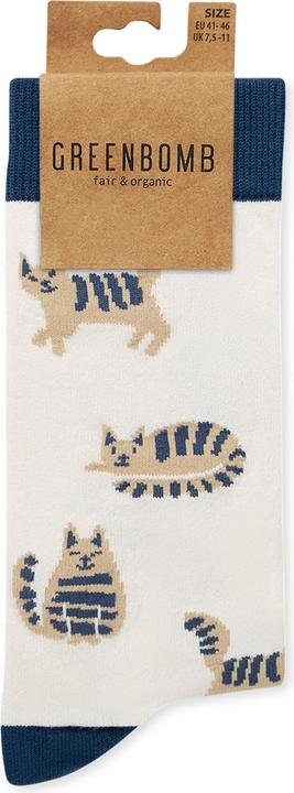 Produktbild Greenbomb Socks Cats (Einzelpack, 41 - 46)