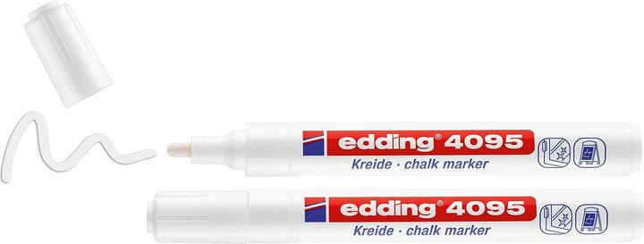 Produktbild Edding Kreidemarker (Weiss, 3 mm, 2 x)