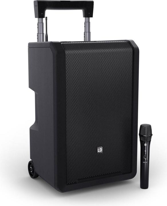 LD Systems ANNY® 10 HHD B5 - 10" mobile Bluetooth® PA speaker with rechargeable battery, mixer and 1x wireless (Active, 1x 80 W)