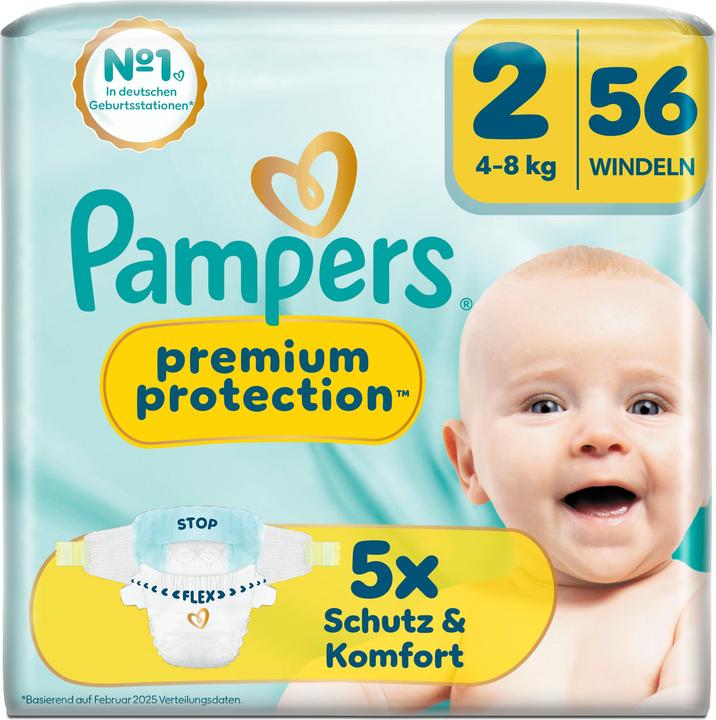 Image du produit Pampers Protection premium (Taille 2, Pack, 56 pcs)