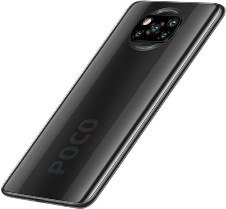 Actual product image Xiaomi Poco X3 (64 GB, Shadow Gray, 6.67", Hybrid Dual SIM, 4G)