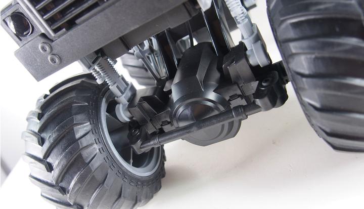 Actual product image Amewi Crazy Schoolbus Electric Brushed Monster Truck 2WD 1:16 RTR green