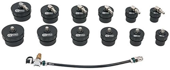 Produktbild KS Tools Turbolader-Bajonett-Ladeluft-System-Prüfkoffer-Satz, 13-tlg