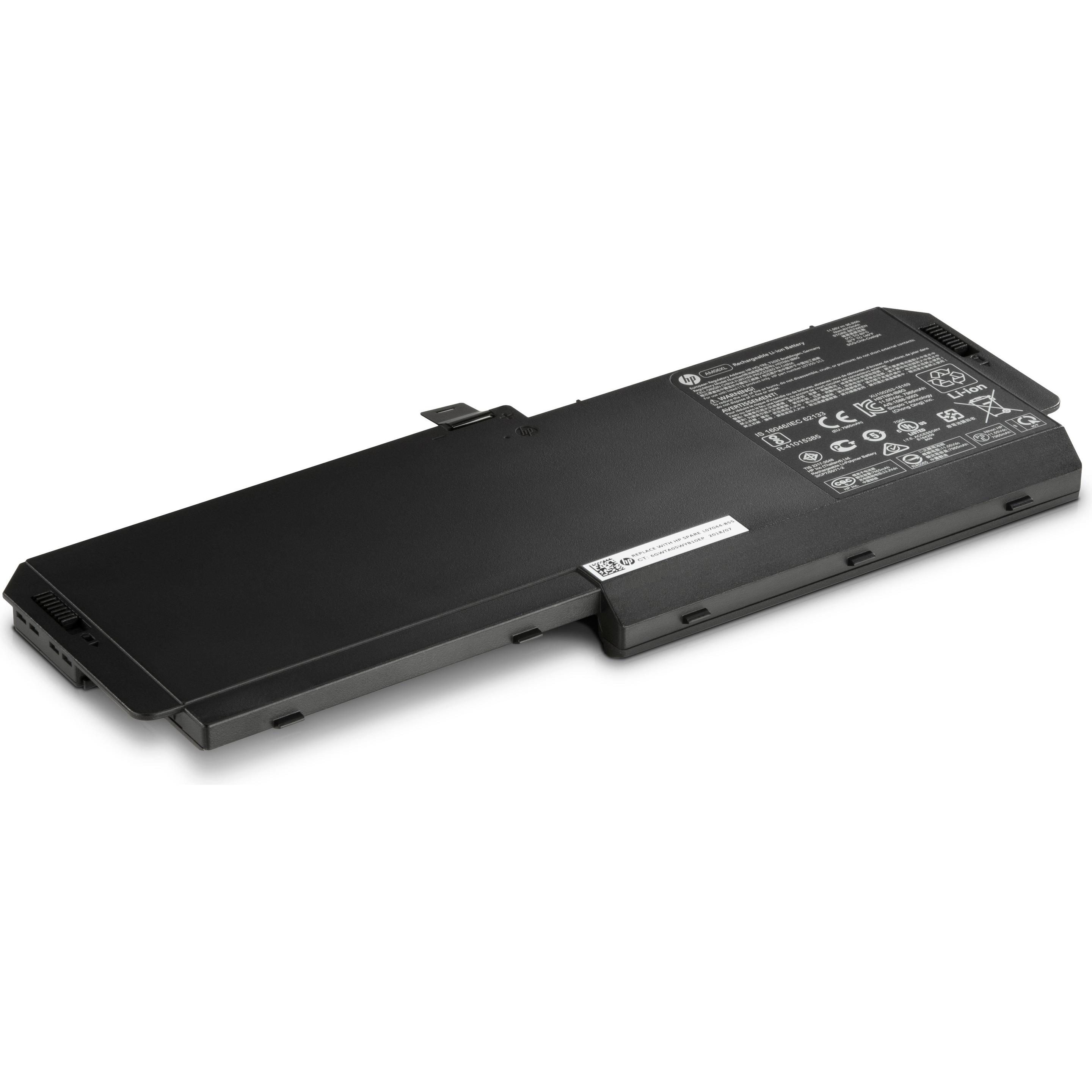 HP ZBook 5 Battery (1 Zelle, 7965 mAh), Notebook Akku, Schwarz