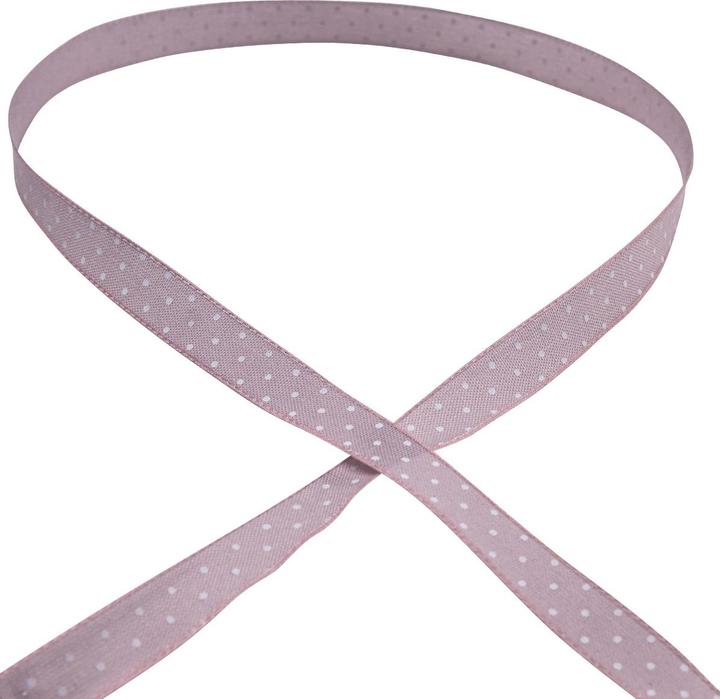 Produktbild Mabella Geschenkband mit weissen Punkten für Dekoration und Geschenkverpackung