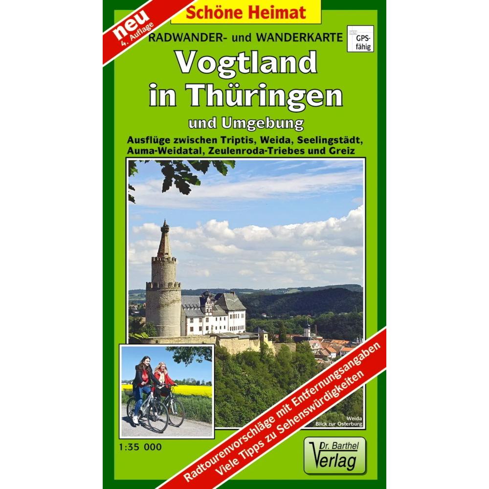 Doktor Barthel Karte Vogtland in Thüringen und Umgebung, Landkarte