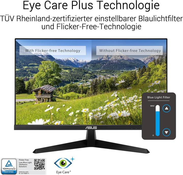 Actual product image ASUS VY279HGR (1920 x 1080 pixels, 27")