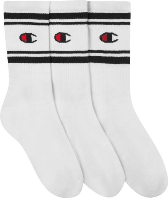 Produktbild Champion 3er-Pack weisse Crew-Socken (43 - 46)
