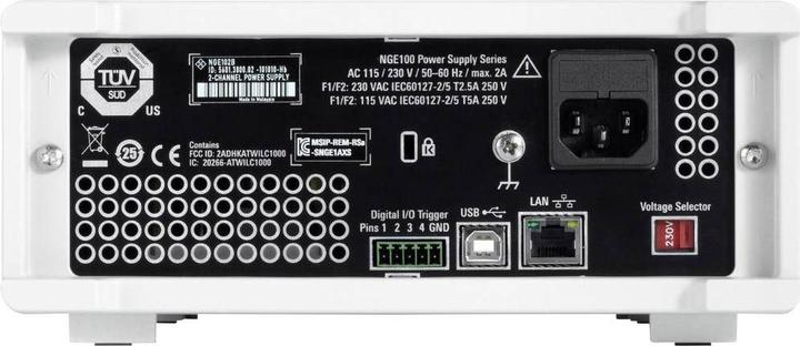 Actual product image Rohde & Schwarz NGE103B, Power Supply, 3-channel, 0 to 3