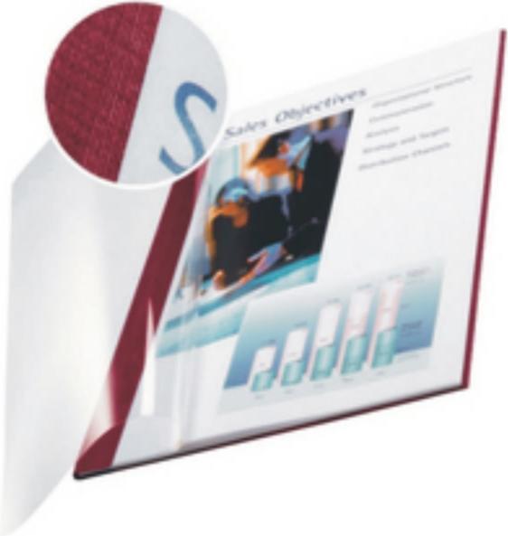 Produktbild Leitz impressBIND Mappen Soft Cover A4 10 Stk. - 10,5 mm, bordeaux (A4, 10x)