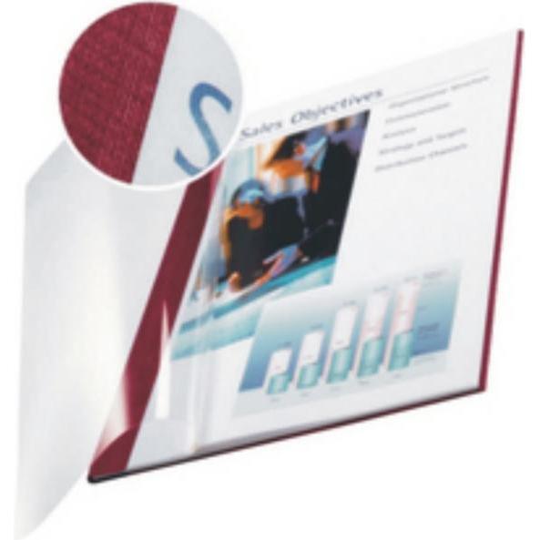 Leitz, Mappe, impressBIND Mappen Soft Cover A4 10 Stk. - 10,5 mm, bordeaux (A4, 10 x)