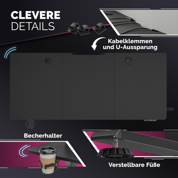 Produktbild Casaria Höhenverstellbarer Schreibtisch