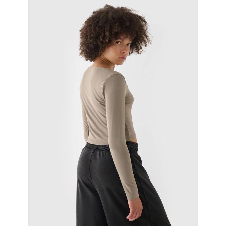 Immagine prodotto 4F Schlankes, glattes Damen-Langarmshirt (S)