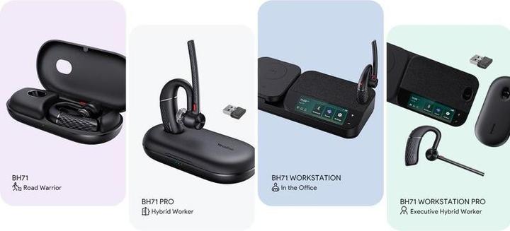 Produktbild Yealink Headset BH71 Workstation (Kabellos, USB-C)