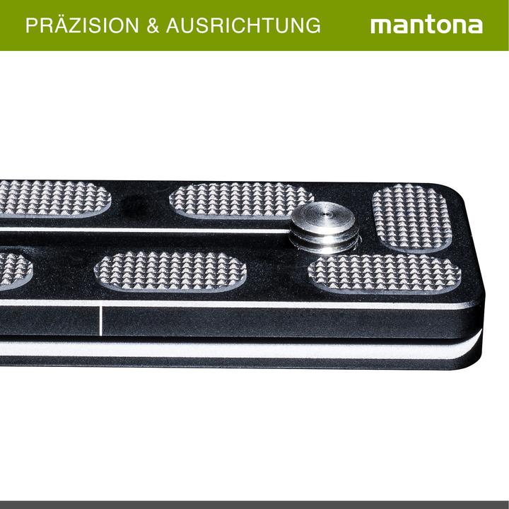 Actual product image mantona AS-100-2M (Tripod quick-release plate)