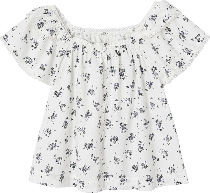 Immagine prodotto Vertbaudet Mädchen Bluse mit Blumenmuster (98)
