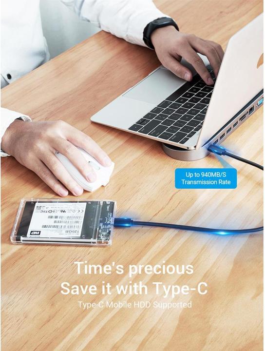 Produktbild Vention docking station 12 in 1: USB-C to HDMI/USB2.0 x 2/USB3.0 x 2/VGA/USB-C/RJ45/SD/TF/audio 3.5mm/PD 0.1 (USB-C, 12 Ports)