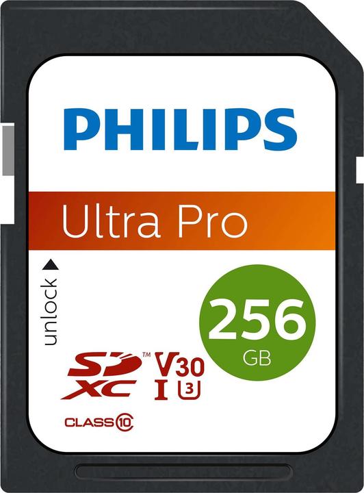 Produktbild Philips SDXC Card 256GB Class 10 UHS-I U3 V30 A1 (256 GB, SDXC, U3, UHS-I)