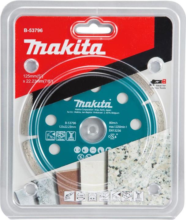 Produktbild Makita Diamantscheibe 125x22,23 GRANIT