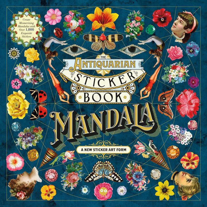 The Antiquarian Sticker Book: Mandala (1000 Sticker)