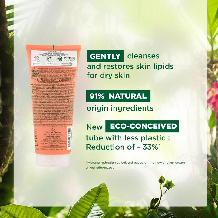 Immagine prodotto Klorane Crema doccia con latte di rosa (200 ml)