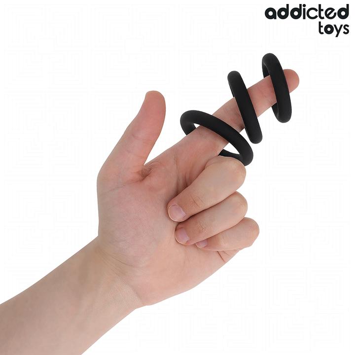 Actual product image Addicted toys - Set Silikonringe Modell 1 (5.80 cm)