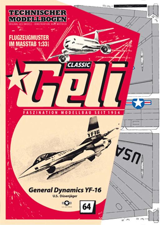 Produktbild Geli F-16 Fighting Falcon Kartonmodell