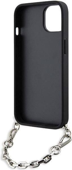 Produktbild Karl Lagerfeld KLHCP14SSACKLHPG iPhone 14 6.1" srebrny/silver hardcase Saffiano Monogram Chain (Apple iPhone 14)