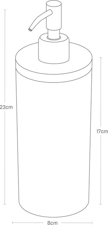 Actual product image Yamazaki Round soap dispenser TOWER