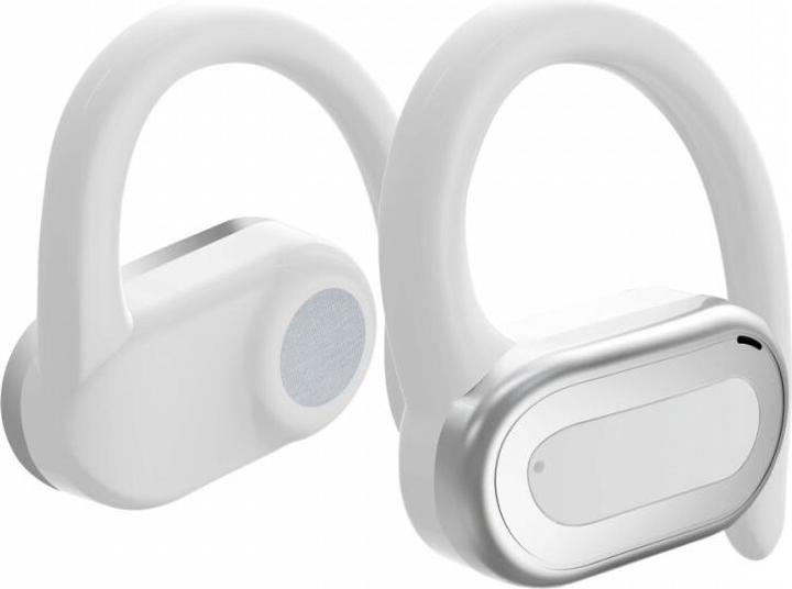 Produktbild Maxcom Bluetooth-Kopfhörer MWH 01 Freesound weiss (keine Geräuschunterdrückung, 5 h, Kabellos)
