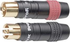 Actual product image Neutrik - CINCH (PAIR), GENUINE GOLD PLATING, SOLID PIN, FOR 3 - 7.3 mm CABLE (0.11 m, Cinch Cables)