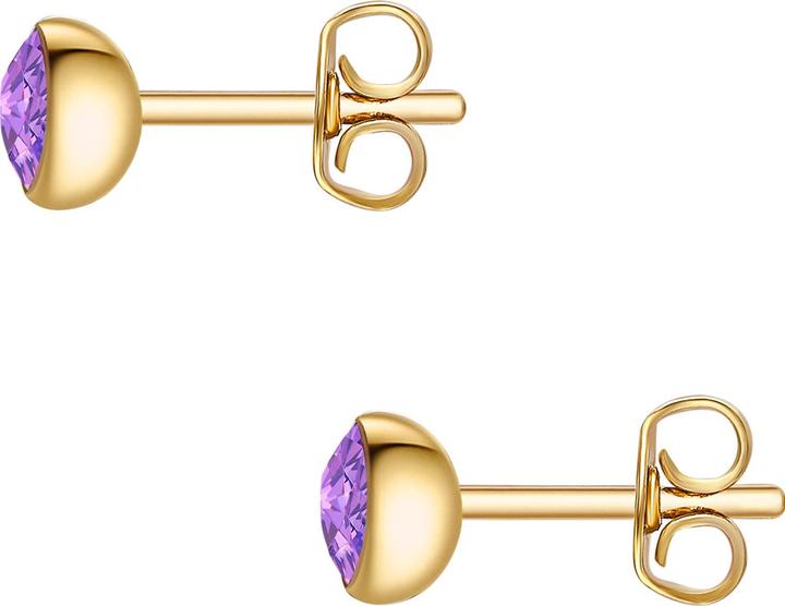 Immagine prodotto Glanzstücke München Donna Argento Sterling Ametista Oro Giallo - 28713 (Argento)