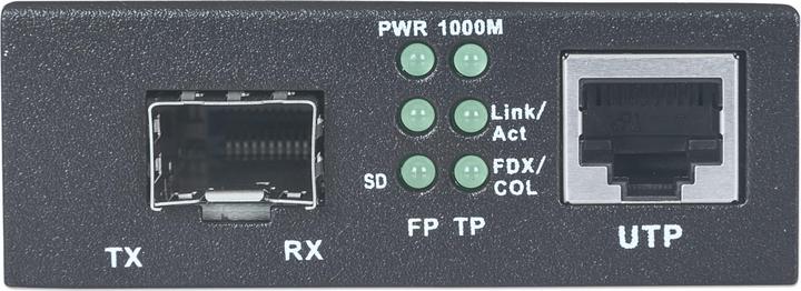 Image du produit Intellinet 10/100/1000Base-TX sur slot SFP SFP (Convertisseur de médias)