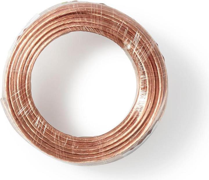 Productafbeelding Nedis Cagw4000Tr150 Luidsprekerkabel, 2 x 4,00 mm², 15 m, flens, transparant (15 m, 4 mm²)