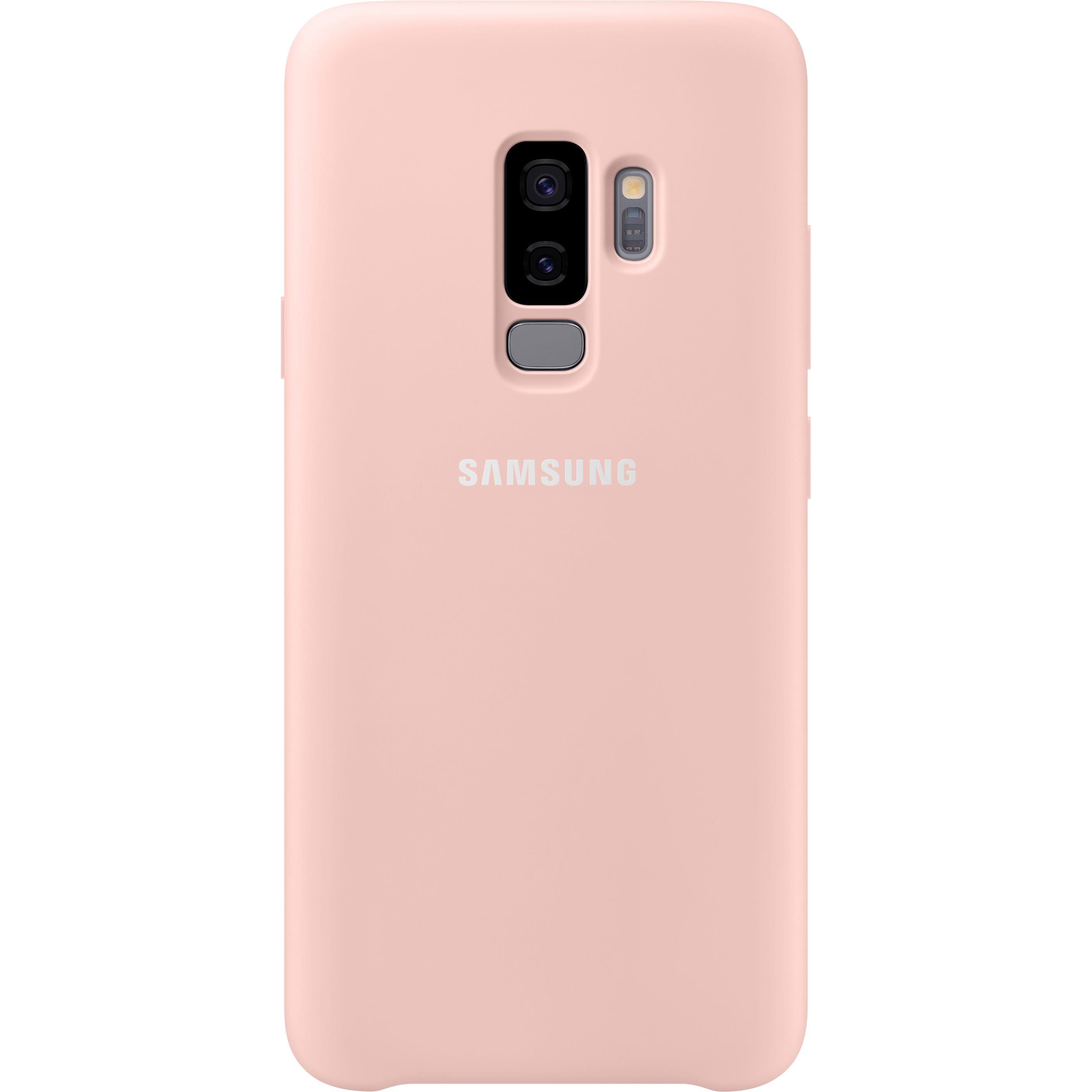 Samsung Silicone Cover (Samsung Galaxy S9+), Smartphone Hülle, Pink