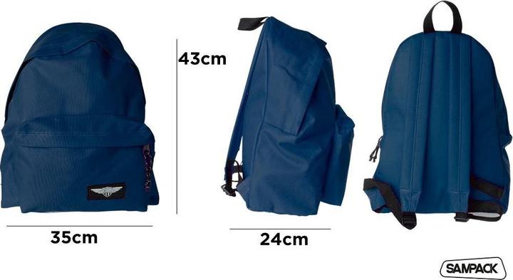 Image du produit Main paper Sampack Rucksack, Marineblau