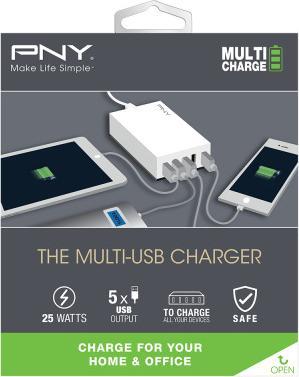 Image du produit PNY Chargeur multi USB (25 W)