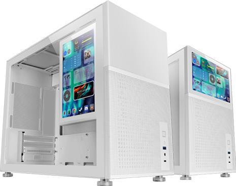 Image du produit Mars Gaming Boitier Mini Tour Micro Atx Mc-Lcd Avec Panneau Vitré (Blanc)