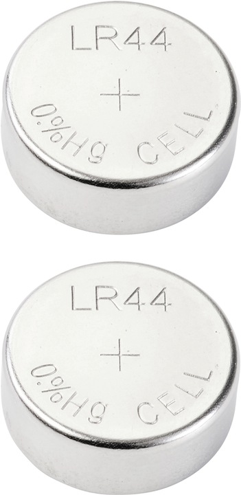 Immagine prodotto Voltcraft Pila a bottone AG13 LR 44 alcalina al manganese 140 mAh 1,5 V 2 pz. (2 pz., LR44, 140 mAh)