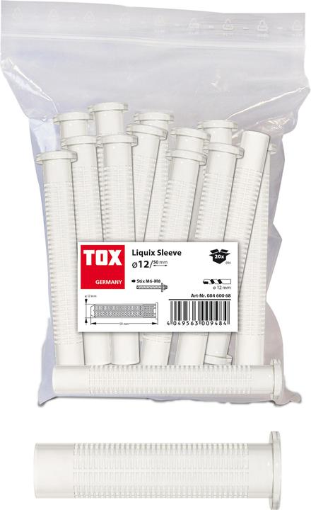 Manicotti Filtranti TOX Liquix Sleeve 16x130 Mm - 20 Pezzi Per Sistemi Di Ancoraggio In Muratura - Foto 3