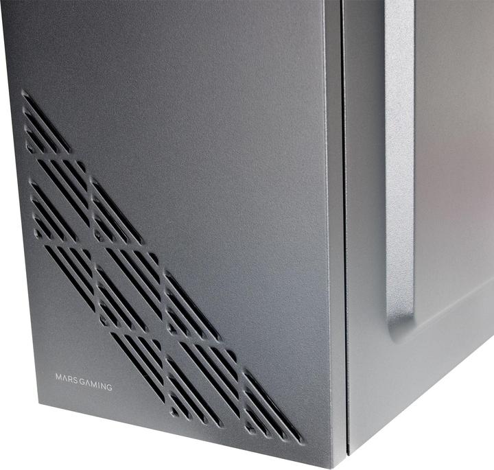 Produktbild Mars Gaming Boitier Moyen Tour Atx Mc100 RGB Avec Panneau Vitré (Noir) (Mini-ITX, ATX)