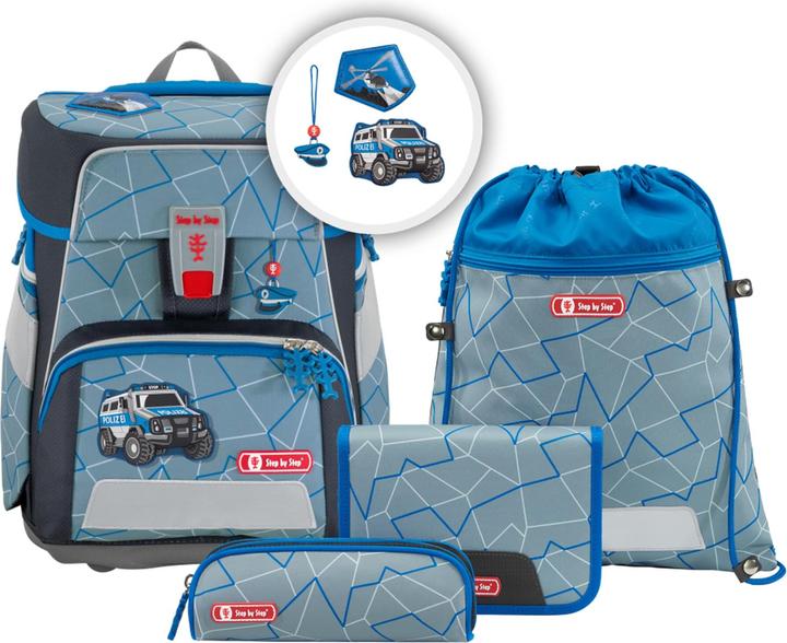 Actual product image Step by Step School Backpack Set Space Police Tr (20 l)