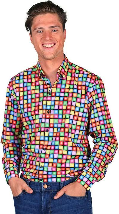 Image du produit Thetru chemise boule à facettes, multicolore (M)