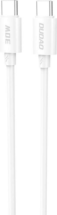 Dudao L4C Câble USB-C / USB-C 30W 2m - blanc (2 m, USB 2.0, 30 W)