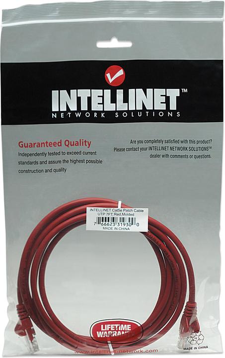 Productafbeelding Intellinet Patchkabel (U/UTP, CAT5e, 2 m)