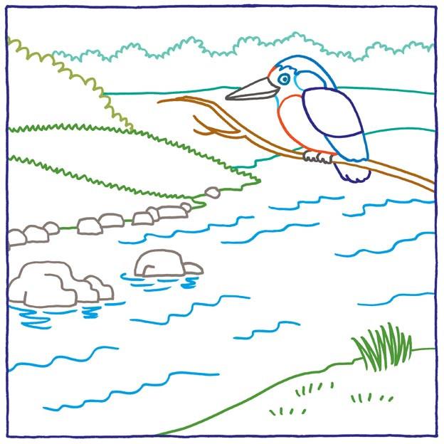 Produktbild Zauberpapier Malbuch Ab in die Natur