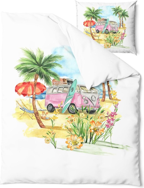 Immagine prodotto Traumschlaf Camper (Set di biancheria da letto, 160x210 cm + 65x100 cm)