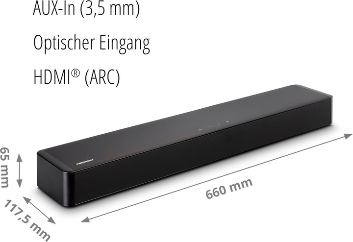 Produktbild Medion LIFE P61155 (60 W, 2.0 Kanal)