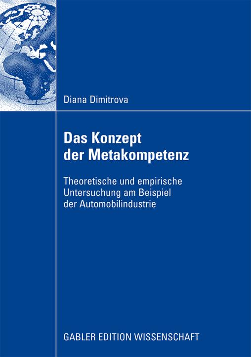 Produktbild Das Konzept der Metakompetenz (Deutsch, Diana Dimitrova, 2008)